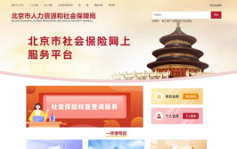 北京社保网上服务平台,便捷高效，轻松办理社保业务
