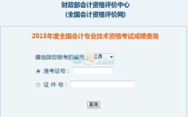会计职称考试成绩查询,揭秘您的专业实力评估